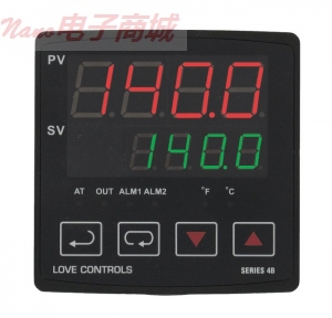 Love controls 4C-2 溫度控制，1/4 DIN，溫度輸入，電壓脈沖輸出