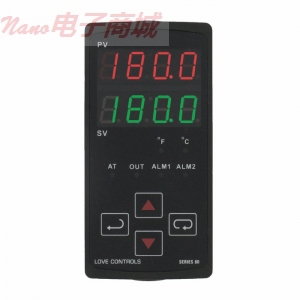 Love controls 8C-2 溫度控制，1/8 DIN，溫度輸入，電壓脈沖輸出