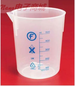 Fisherbrand FIS02-591-32 Griffin低型燒杯，聚丙烯，1000ml