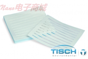 Tisch TE-230-EPM，高純度玻璃纖維開槽收集基板，100個/箱